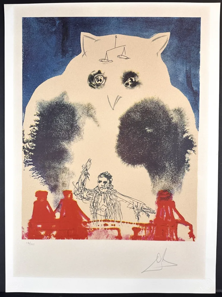 石版画 Dali - The Lawyer