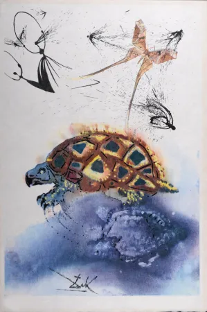 照相凹版 Dali - The Mock Turtle's Story, 1969