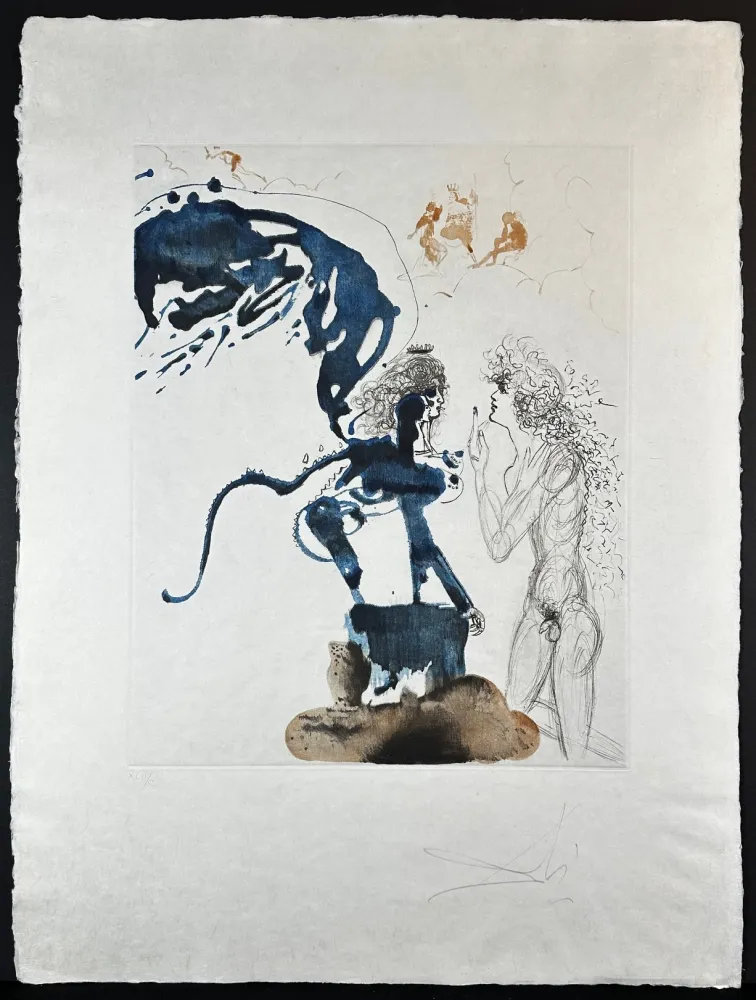 版画 Dali - The Mytholoy Edipus & The Sphinx