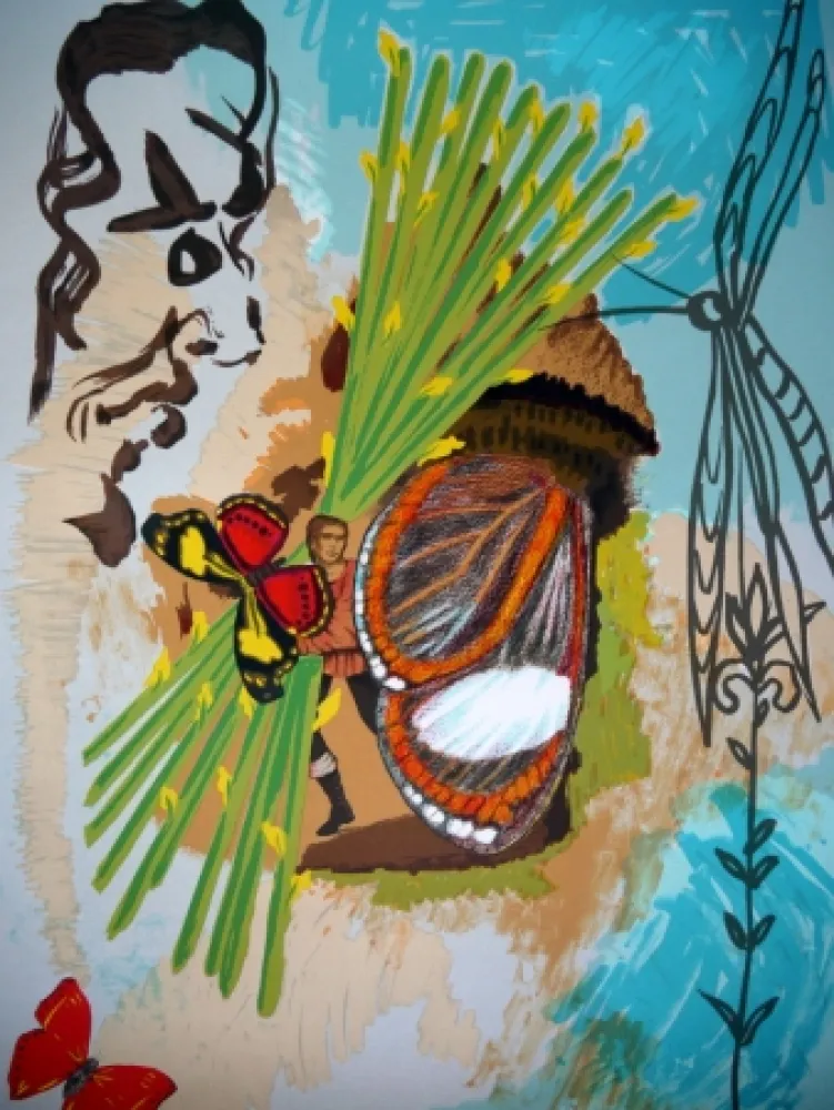 石版画 Dali - THE OVERSEER