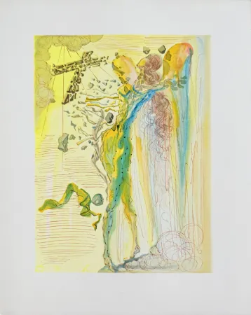 木刻 Dali - The Paradise, Canto 12 - L'Eclat des corps glorieux