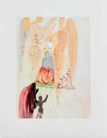 木刻 Dali - The Paradise, Canto 23 - Triumph of Christ and the Virgin