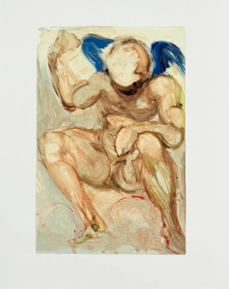 木刻 Dali - The Purgatory, Canto 15 - Envy