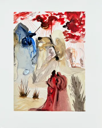 木刻 Dali - The Purgatory, Canto 28  - The Divine Forest