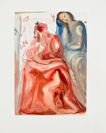 木刻 Dali - The Purgatory, Canto 31 - Dante's Confession