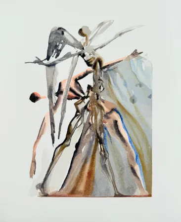 木刻 Dali - The Purgatory, Canto 4 - The Negligent Ones