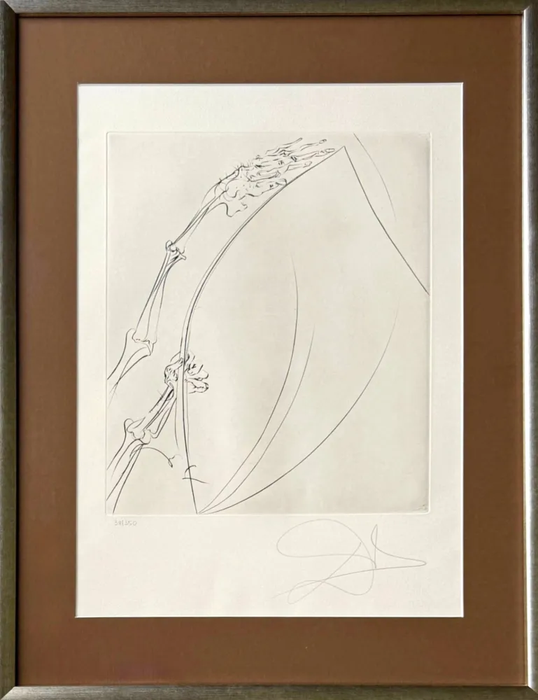 蚀刻版画 Dali - The Rod