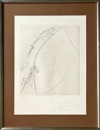 蚀刻版画 Dali - The Rod