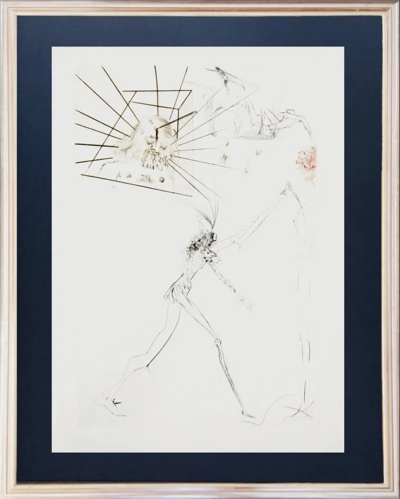 蚀刻版画 Dali - The Three False Barons