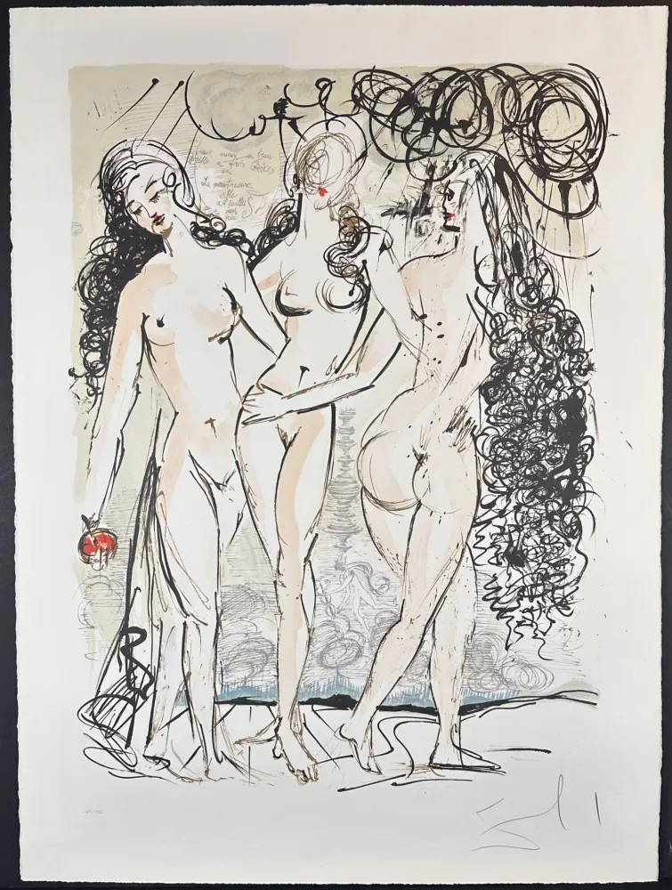 石版画 Dali - The Three Graces 