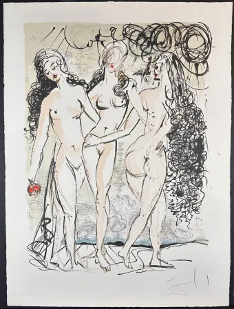 石版画 Dali - The Three Graces 
