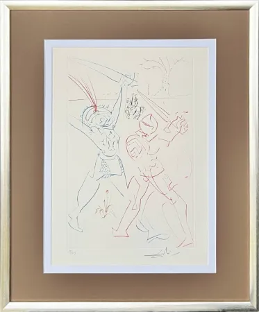干刻版画 Dali - The Tournament of Galore