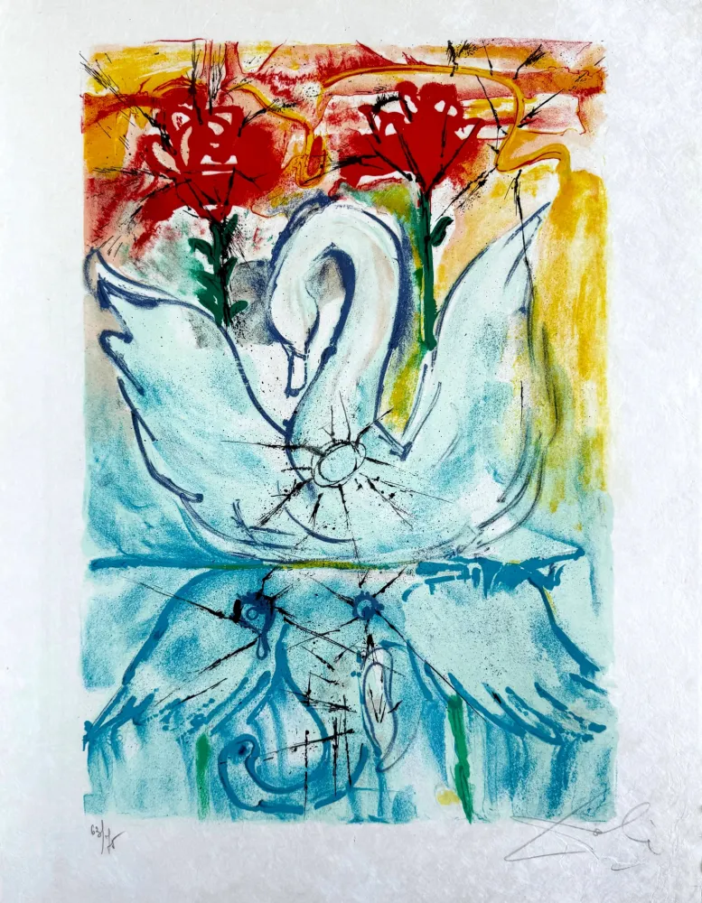 石版画 Dali - The Ugly Duckling