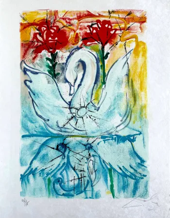 石版画 Dali - The Ugly Duckling