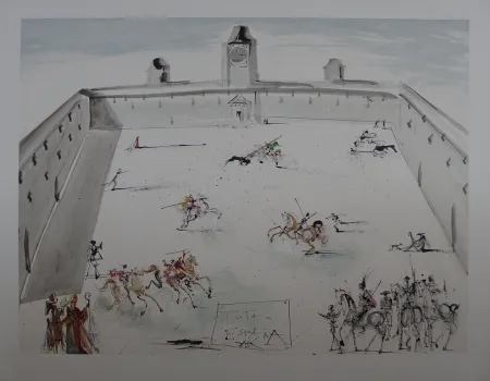 石版画 Dali - Tienta