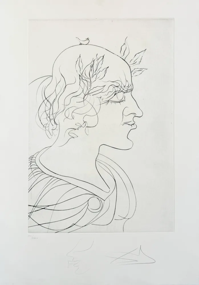 石版画 Dali - Trajan