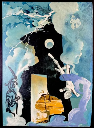石版画 Dali - Trilogy of Love The Eternity of Love (The Tower)