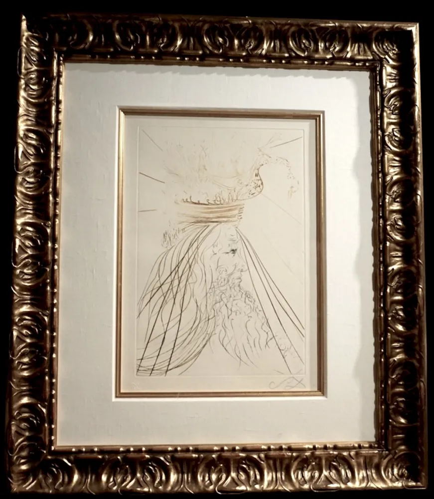 版画 Dali - Tristan et Iseult King Marc