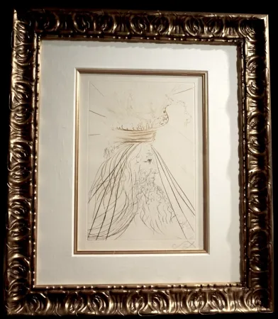 版画 Dali - Tristan et Iseult King Marc