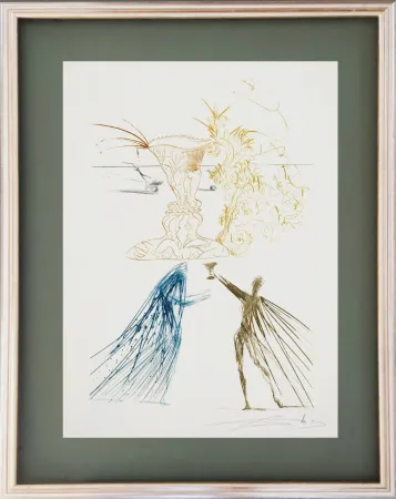 蚀刻版画 Dali - Tristram and Iseult