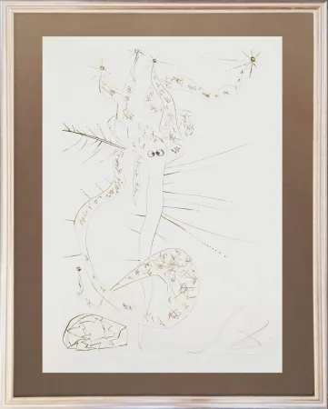 蚀刻版画 Dali - Tristram the Mad