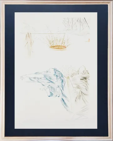 蚀刻版画 Dali - Tristram's Testament