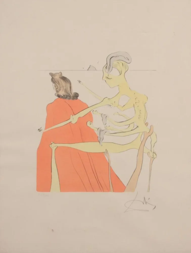 石版画 Dali - UNTITLED