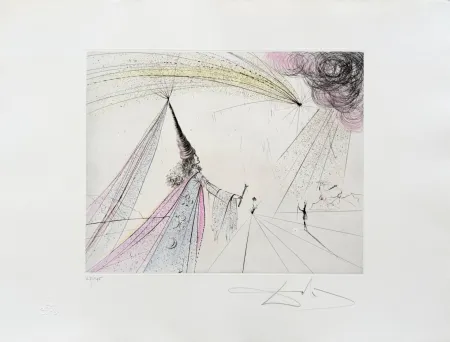 干刻版画 Dali - Urania