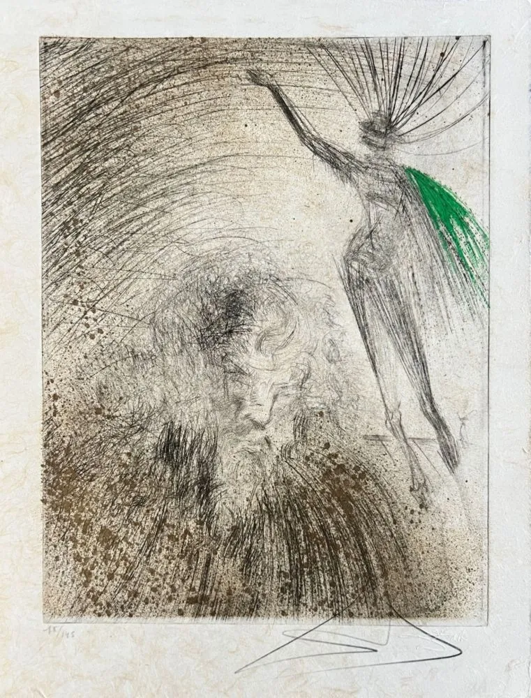 蚀刻版画 Dali - Vieux Faust