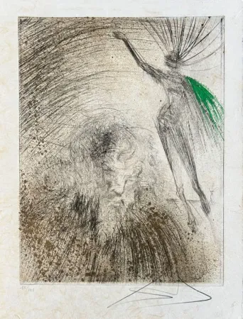 蚀刻版画 Dali - Vieux Faust