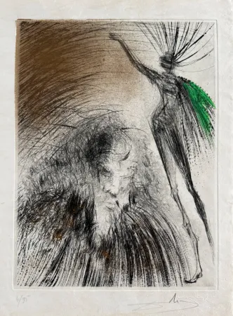 干刻版画 Dali - Vieux Faust (Old Faust)