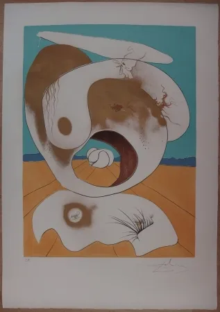 蚀刻版画 Dali - Vision planétaire