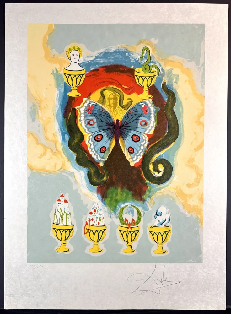 石版画 Dali - Wealth Health Fame and Love