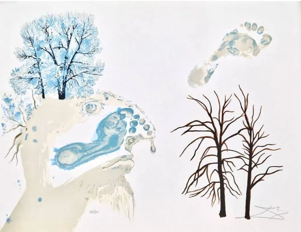 石版画 Dali - Winter