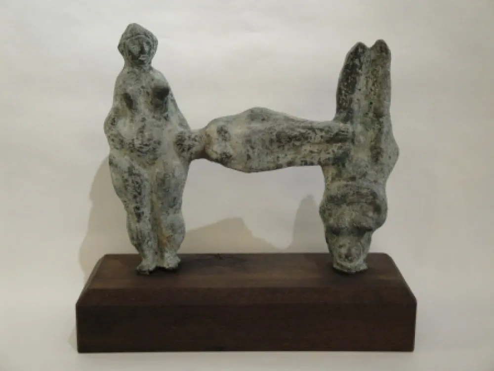 单版画 D'altri - (Relation) 3 weibliche Figuren. 