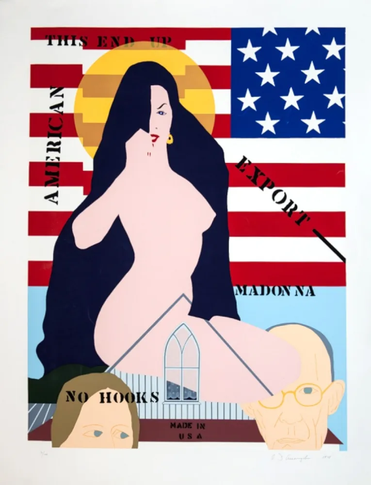 丝网印刷 D'arcangelo - American Madonna No. 1