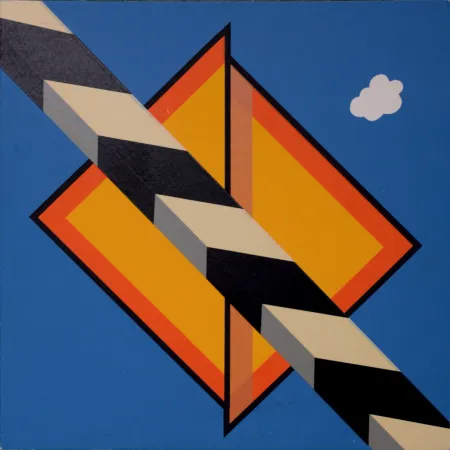 丝网印刷 D'arcangelo - Composition, 1969