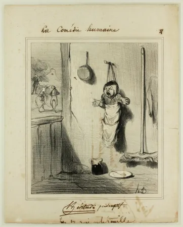 石版画 Daumier - L'Héritier présomptif