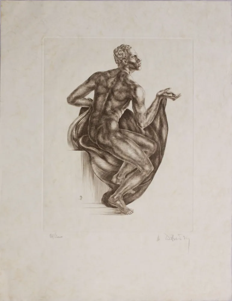 版画 Dautry - S.T.