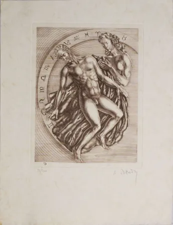 版画 Dautry - S.T.