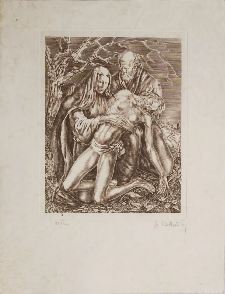 版画 Dautry - S.T.