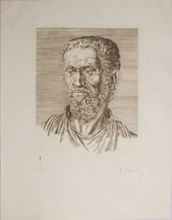 版画 Dautry - S.T.