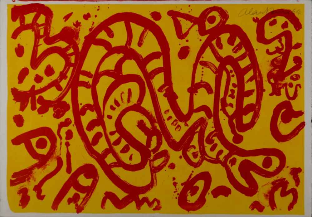 石版画 Davie - 1 Cent Life, 1964 - Hand-Signed! 