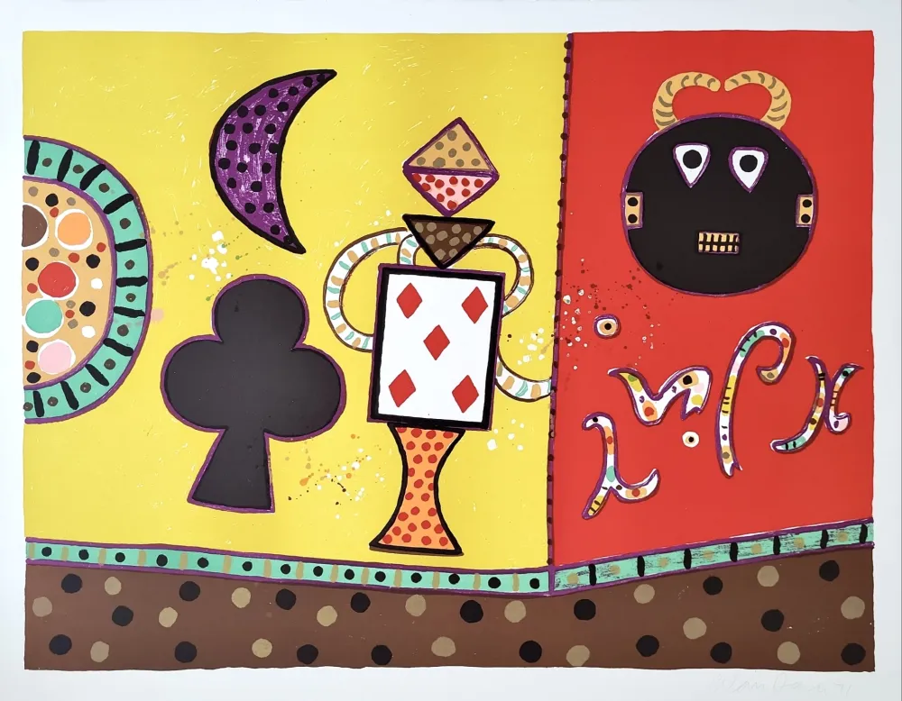 石版画 Davie - Guli Wall