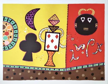 石版画 Davie - Guli Wall