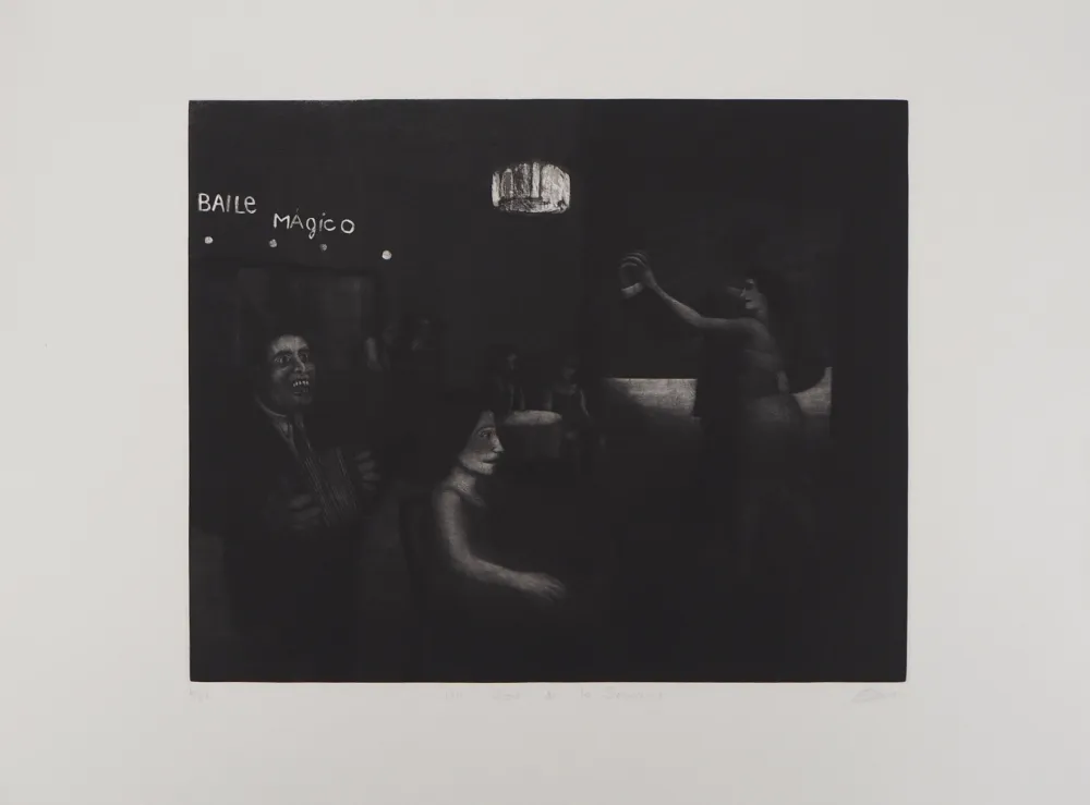 版画 Davies - Un soir de la semaine