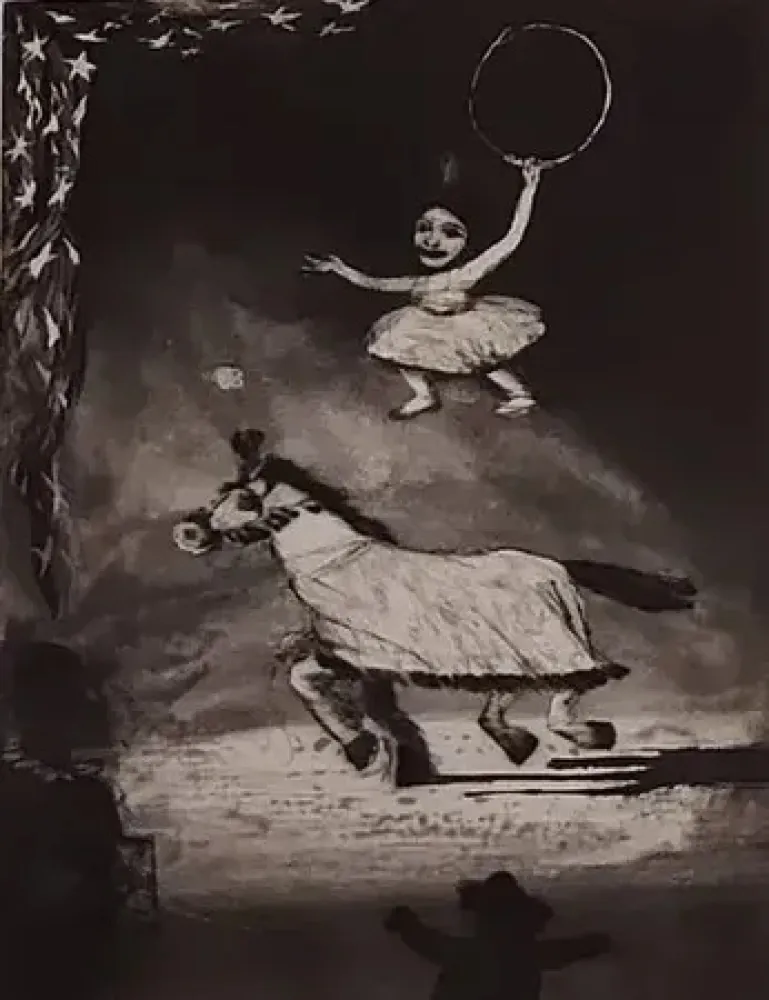 版画 Davis - La vaillante petite écuyère (1984)