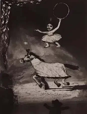 版画 Davis - La vaillante petite écuyère (1984)