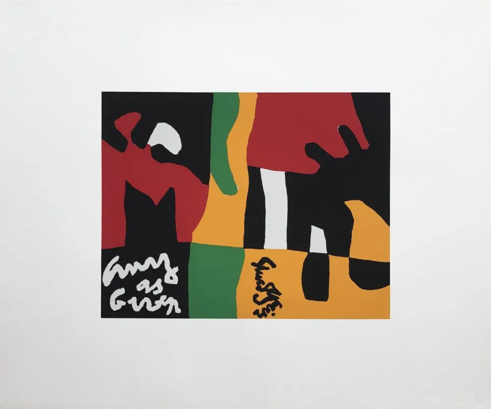 丝网印刷 Davis - Untitled from Ten Works by Ten Painters Portfolio