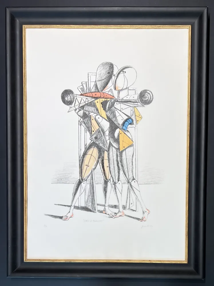 石版画 De Chirico - Giorgio de Chirico (1888–1978) - Coloured lithograph on paper - 1970